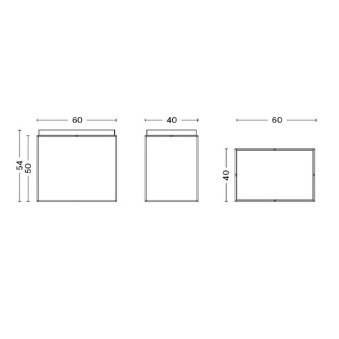 Tray Side Table L